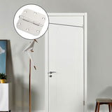3.5 x 3.5'' Inch Satin Brass Door Hinges with 5/8'' Radius Corners