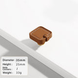 Stylish Leather Kitchen Cabinet Handles