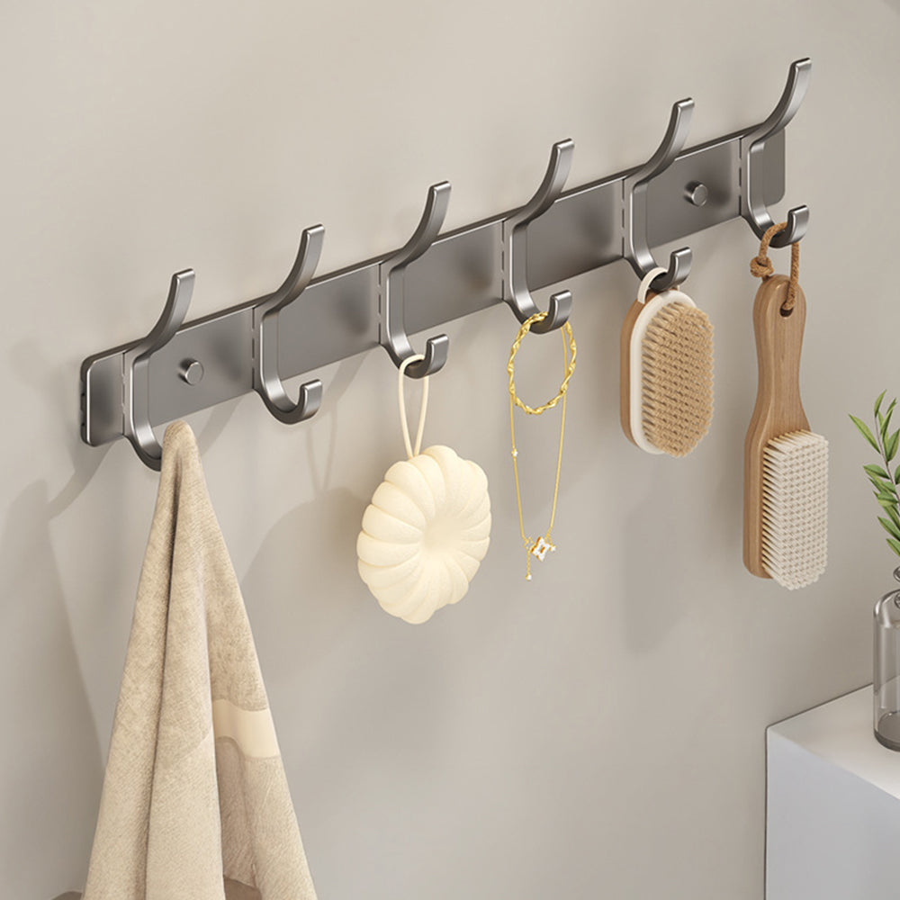 Bedroom Door Coat Storage Aluminum Alloy Steel Hook