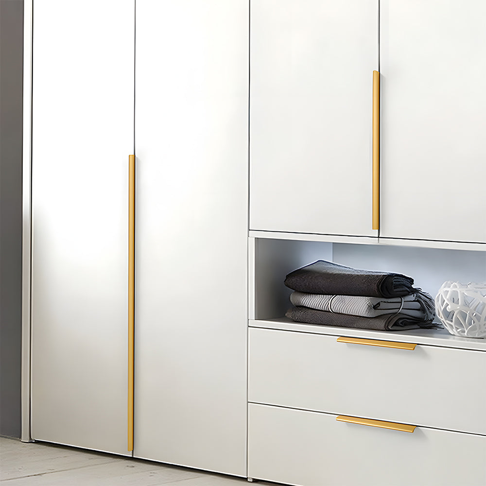 Aluminum Alloy Wardrobe Door Invisible Edge Cabinet Handles