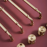 Luxury Brass Wardrobe Handles And Knobs