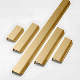 Long Multicolored Simple Invisible Finger Cabinet Drawer Handle