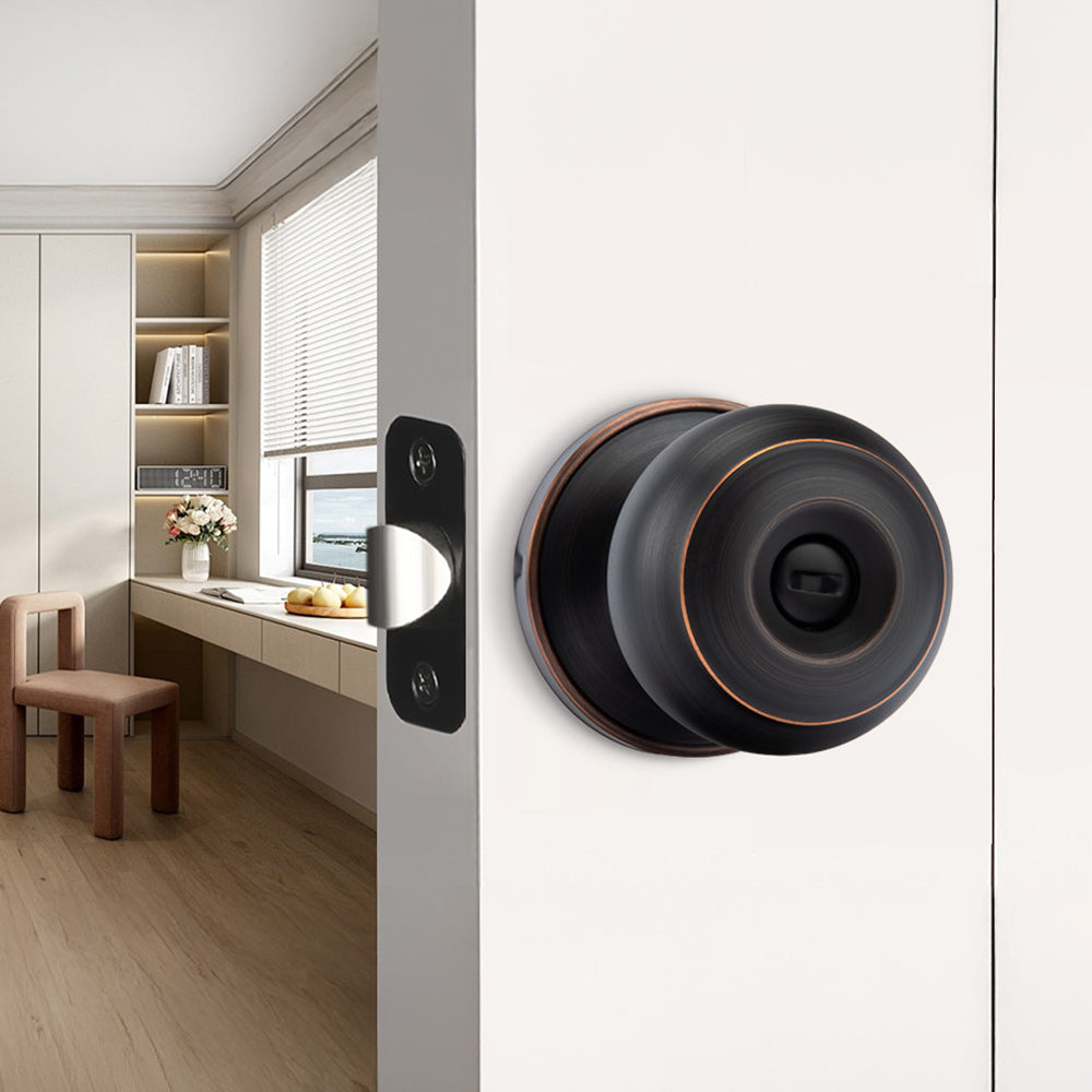 Bedroom Interior Keyless Privacy Door Knob