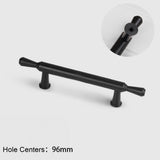 Simple European Modern Round Stick Cabinet Handle