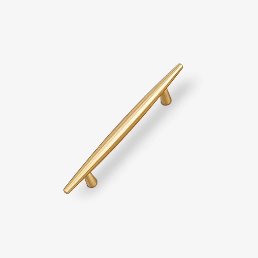 Modern Solid Brass Kitchen Cabinet Knobs and Handles
