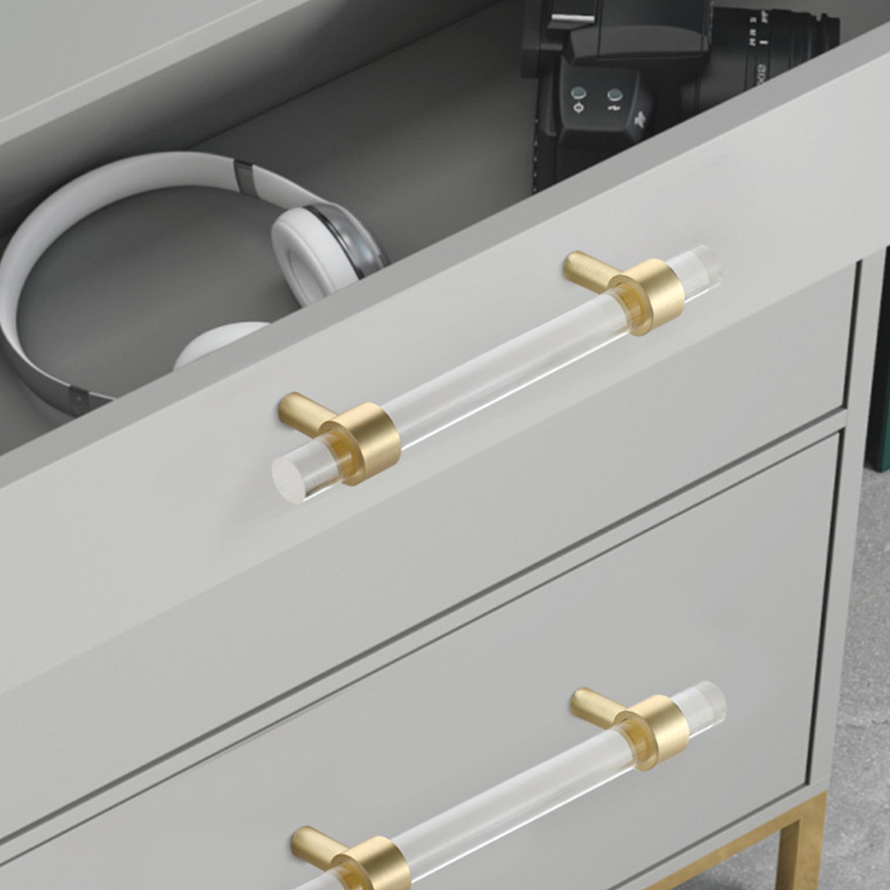 Clear Acrylic Crystal Drawer Knob Dresser Handles