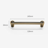 Modern Zinc Alloy Furniture Cabinet Handles