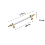 Modern Shiny Zinc Alloy Cabinet Handles