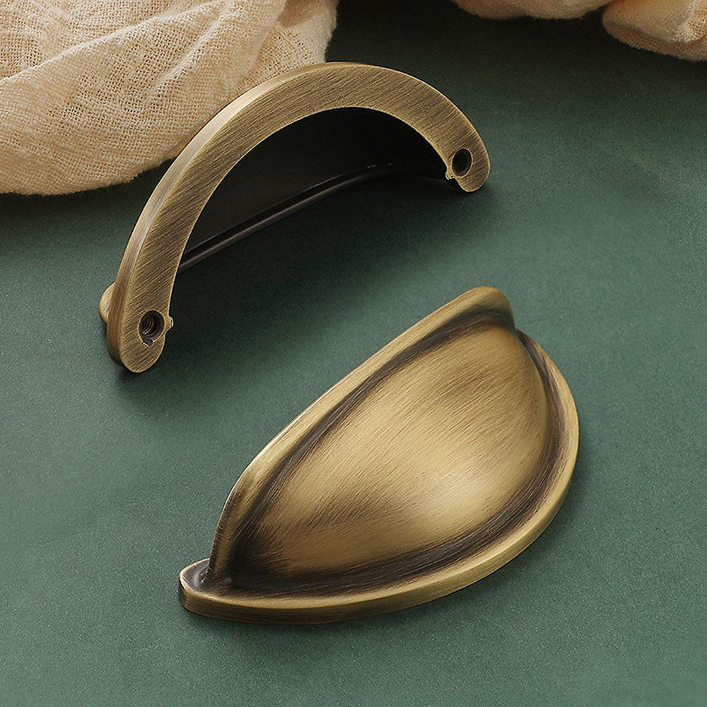 Modern Brass Cabinet Cup Pulls