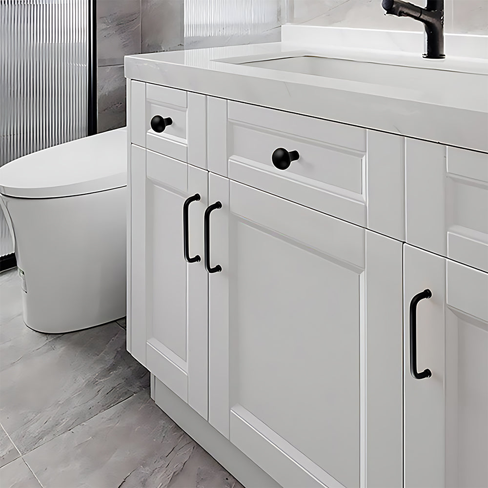 French Minimalist U-shaped Rounded Arc Cabinet Handles