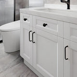 French Minimalist U-shaped Rounded Arc Cabinet Handles