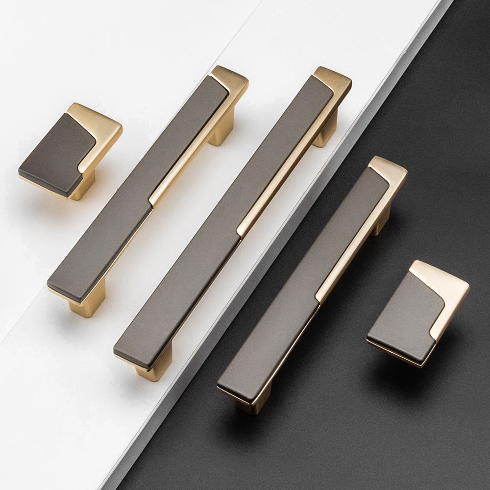 Modern Zinc Alloy Removable Cabinet Handles Drawer Pulls