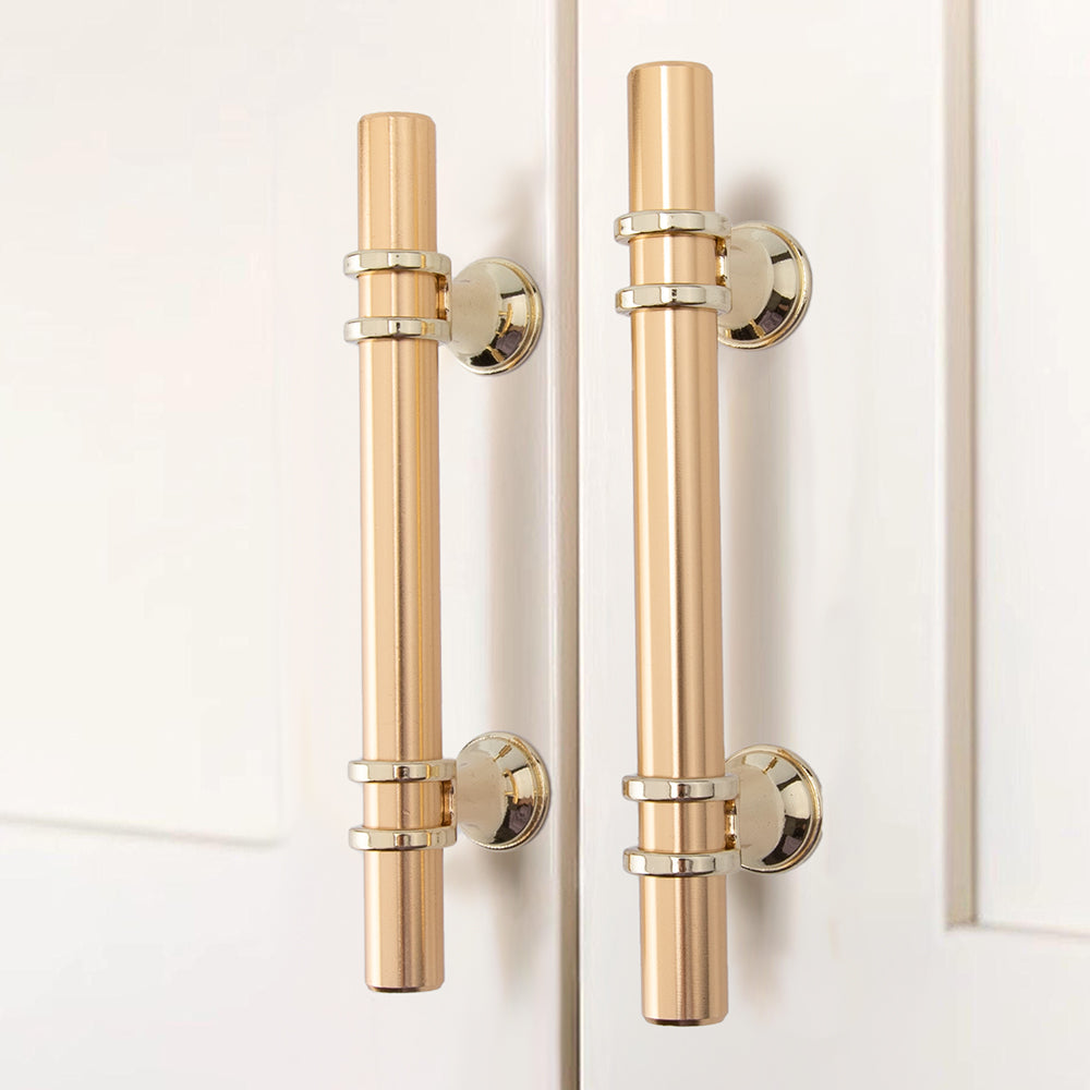 Gold Luxurious Zinc Alloy Europe Style Drawer Pulls