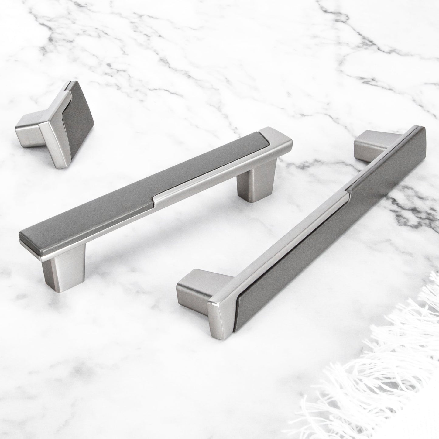 Zinc Alloy Modern Cabinet Handles Drawer Pulls for Kitchen
