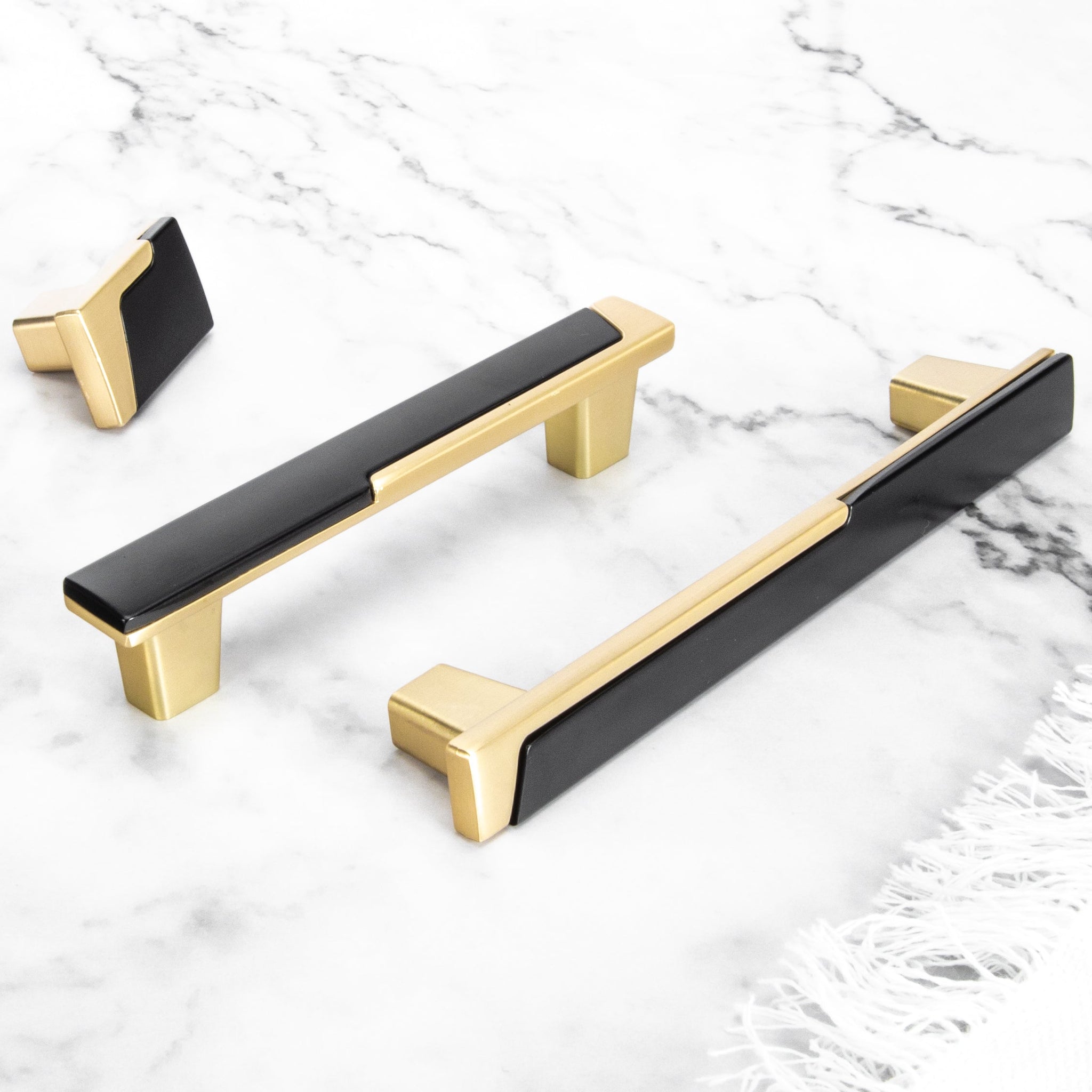 Zinc Alloy Modern Cabinet Handles Drawer Pulls for Kitchen