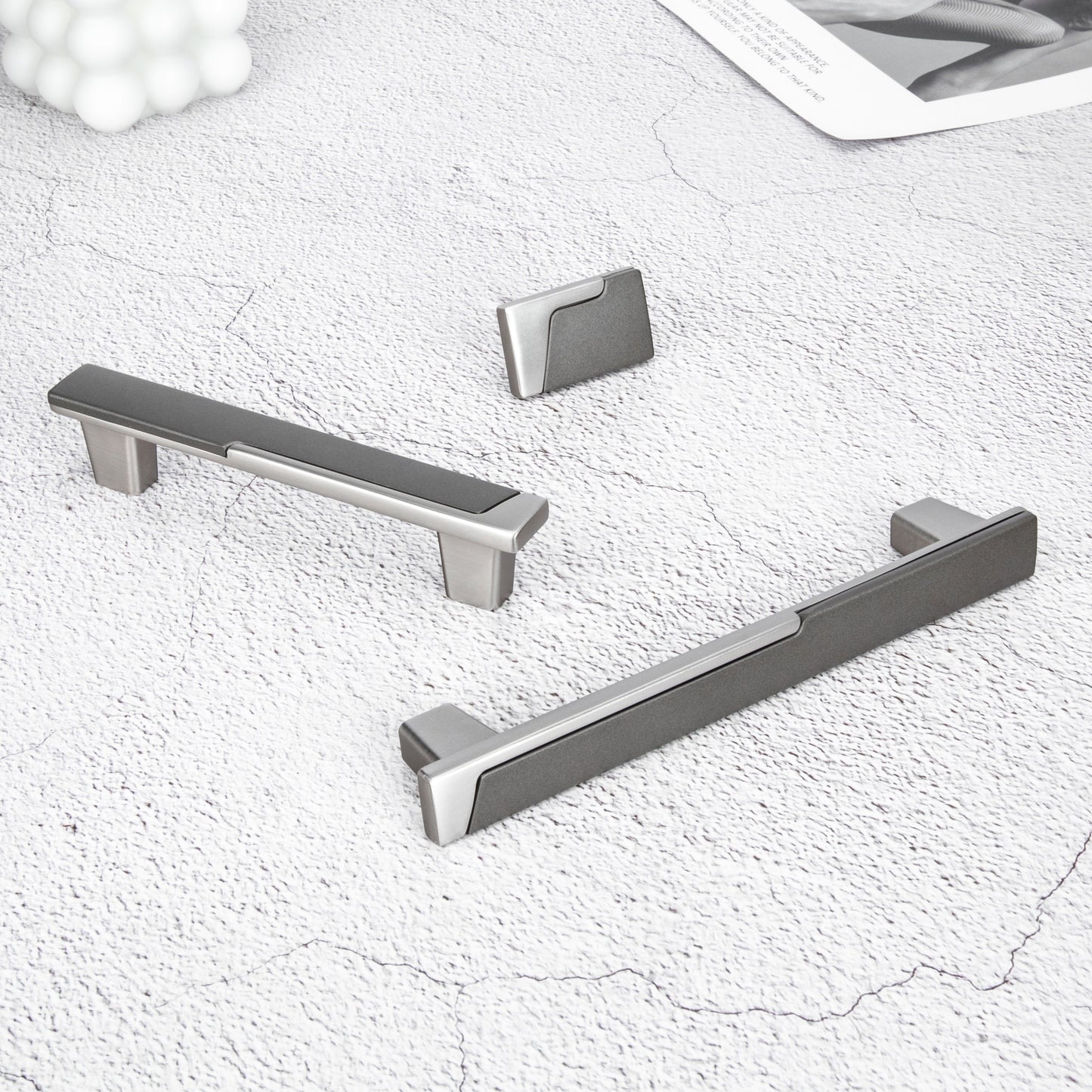 Modern Zinc Alloy Removable Cabinet Handles Drawer Pulls