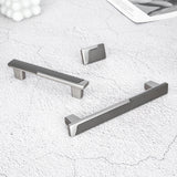 Modern Zinc Alloy Removable Cabinet Handles Drawer Pulls
