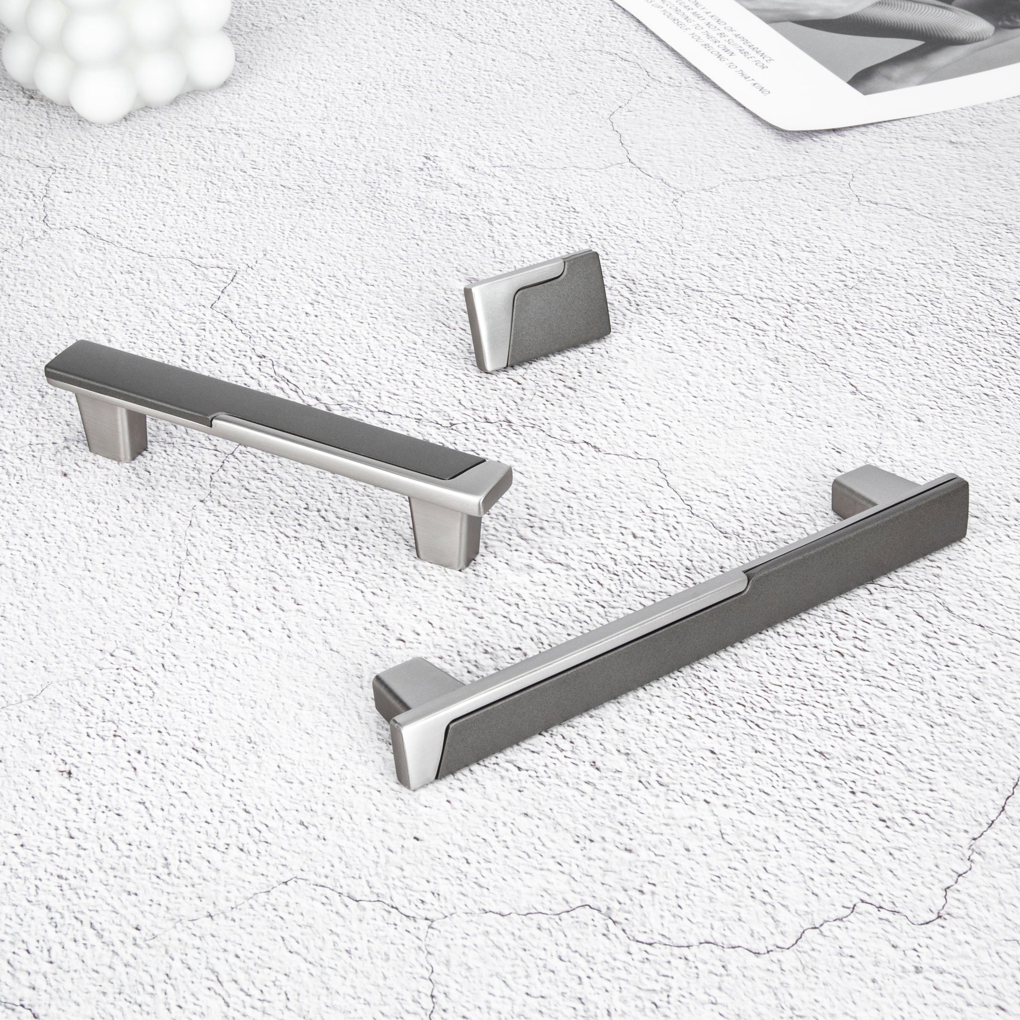 Modern Zinc Alloy Removable Cabinet Handles Drawer Pulls