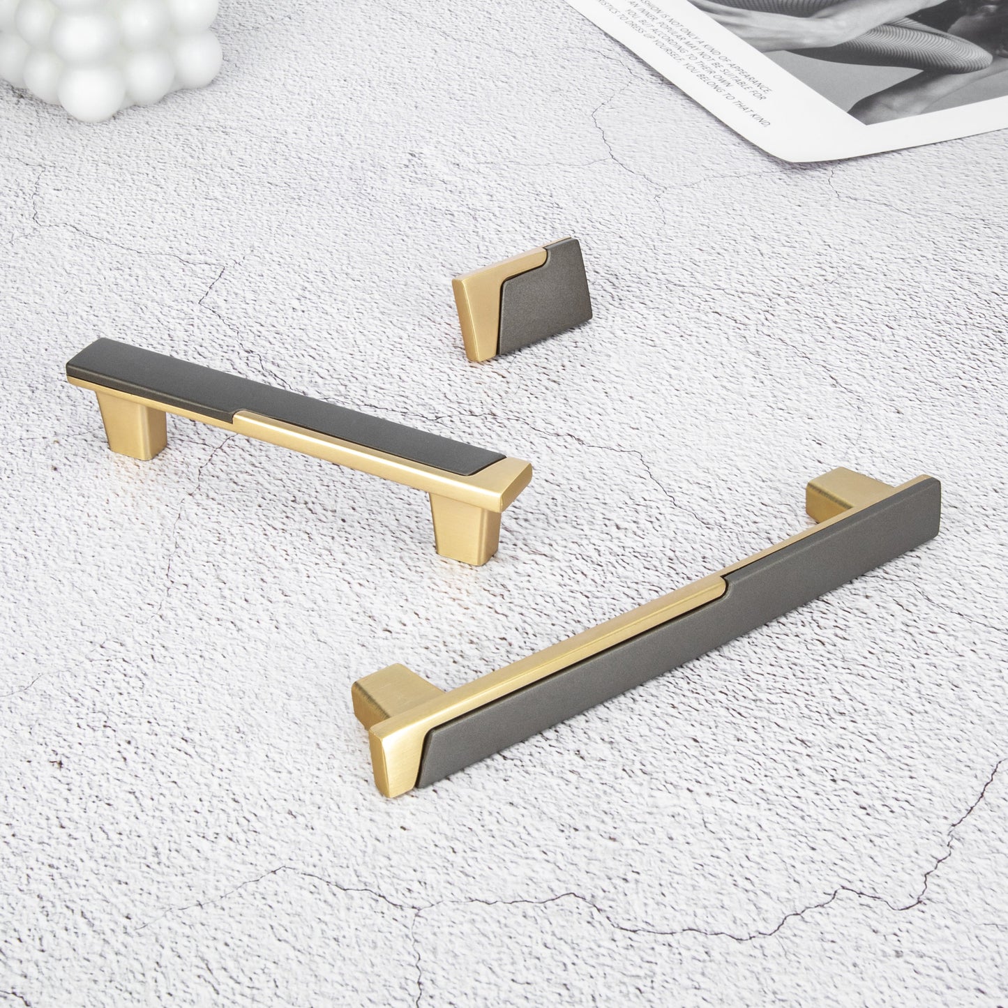 Modern Zinc Alloy Removable Cabinet Handles Drawer Pulls
