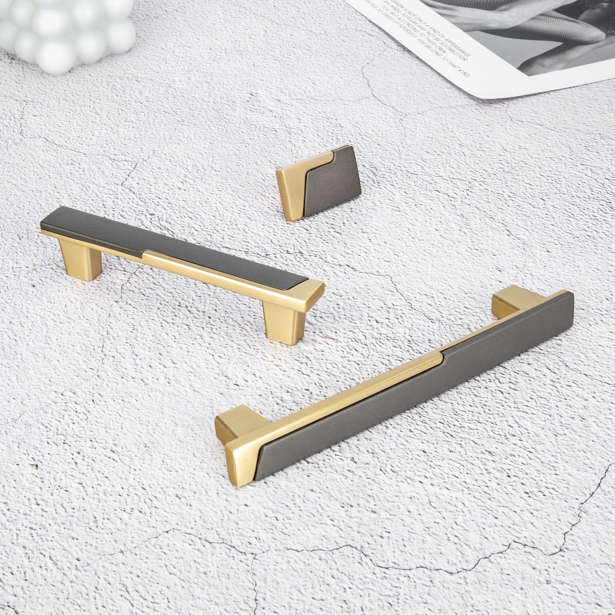 Modern Zinc Alloy Removable Cabinet Handles Drawer Pulls