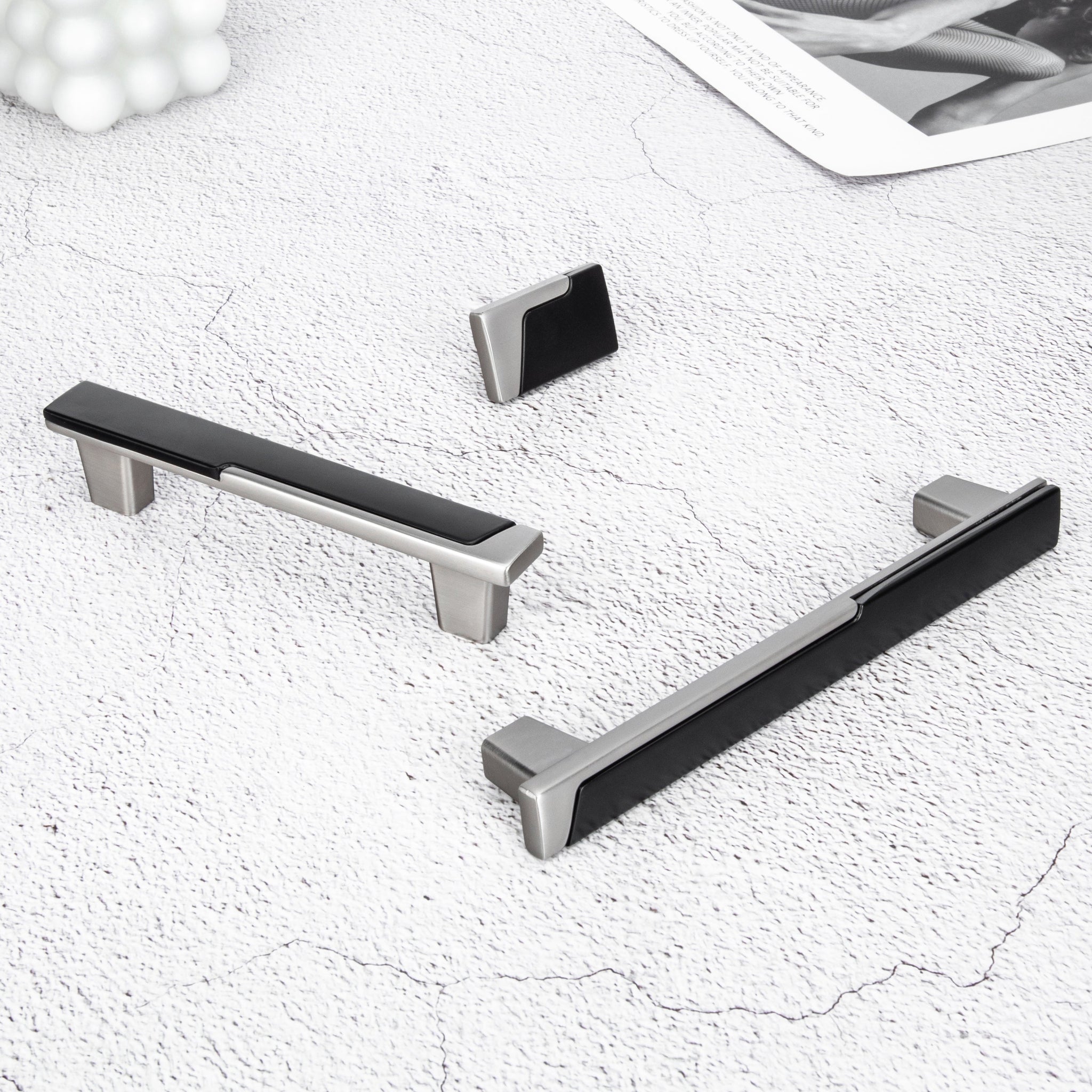Modern Zinc Alloy Removable Cabinet Handles Drawer Pulls