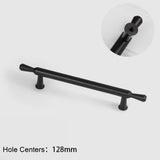 Simple European Modern Round Stick Cabinet Handle