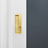 Zinc Alloy Concealed Barn Door Handle Drawer Pull