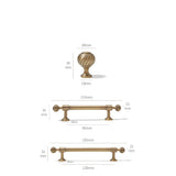 Antique Solid Brass Drawer Pulls Cabinet Handles