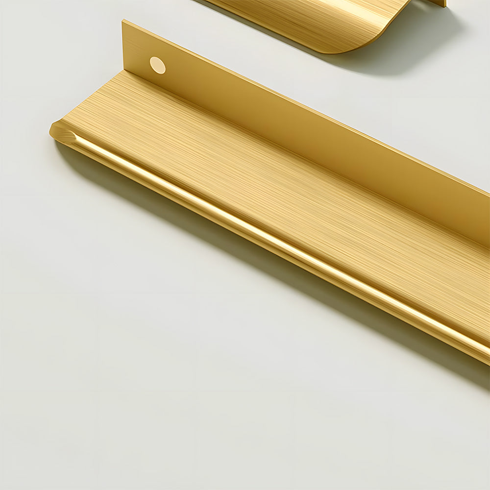 Long Multicolored Simple Invisible Finger Cabinet Drawer Handle
