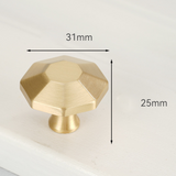 Solid Brass Round Cupboard Pulls and Knobs