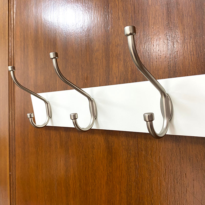 2 Pack Bedroom Entrance Wall Mounted Wooden Base Coat hook