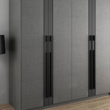 Solid Aluminum Alloy Modern Slimline Gold Cabinet and Drawer Handles