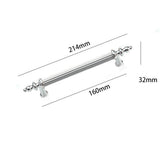 Modern Shiny Zinc Alloy Cabinet Handles