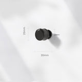 Shiny Modern Zinc Alloy Titanium Gold Black Door Handles