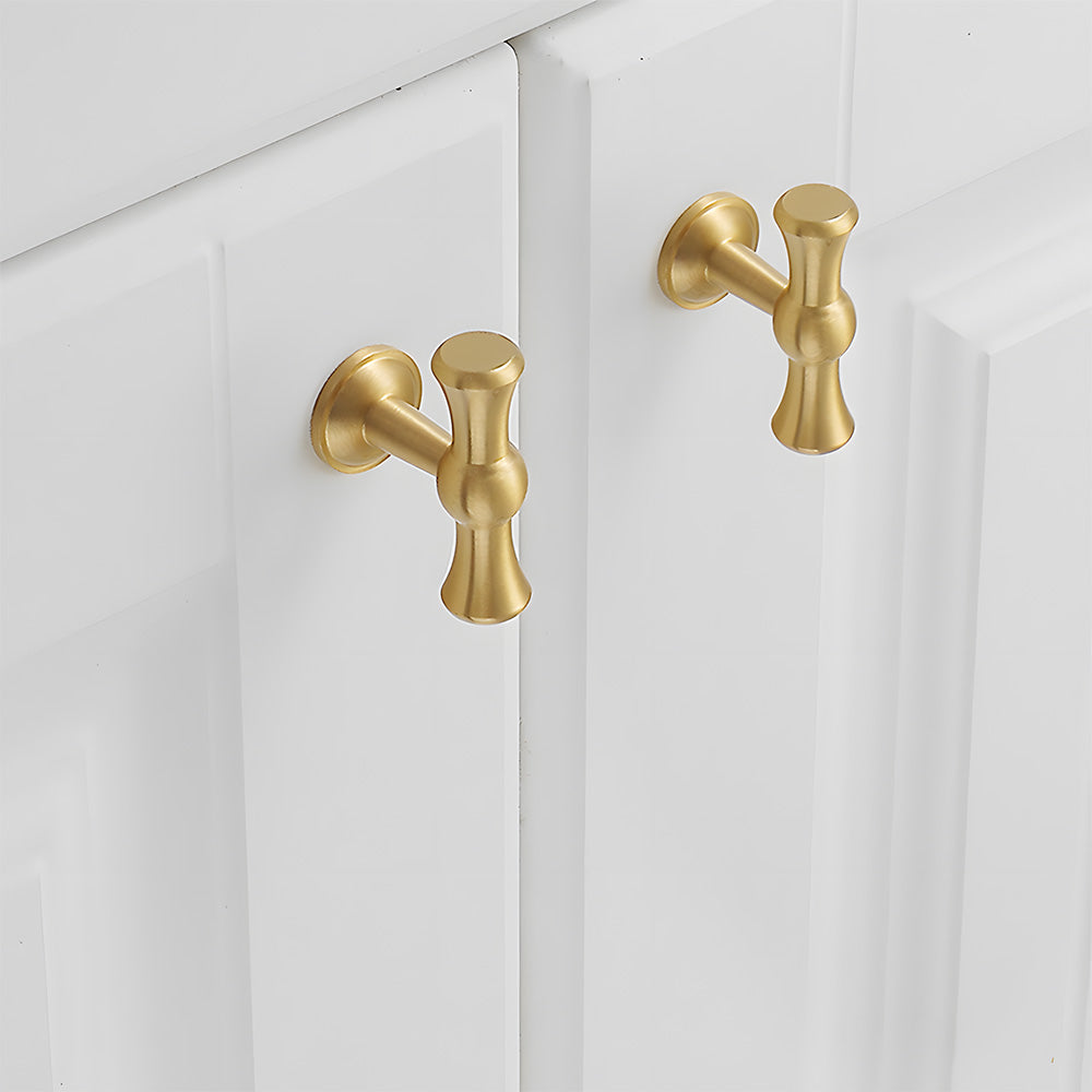 Brass Gold Solid Wardrobe Handle