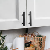 Matte Black Hardware Kitchen Drawer Handles