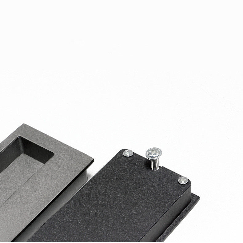 Zinc Alloy Concealed Barn Door Handle Drawer Pull