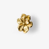 Modern Drawer Knob Brass Flower Knob Gold Decorative Knob for Kitchen