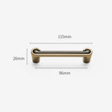 Modern Zinc Alloy Furniture Cabinet Handles