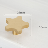Solid Brass Round Cupboard Pulls and Knobs