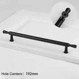Simple European Modern Round Stick Cabinet Handle