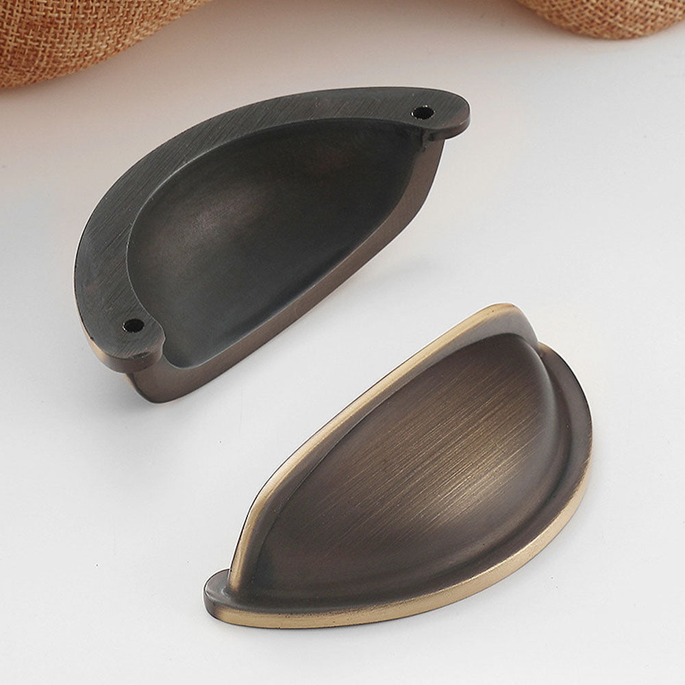 Modern Brass Cabinet Cup Pulls