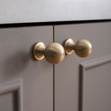 Retro Gold Brass Wardrobe Handles And Knobs