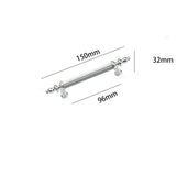 Modern Shiny Zinc Alloy Cabinet Handles