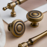 Vintage Brass Wardrobe Cabinet Door Handles