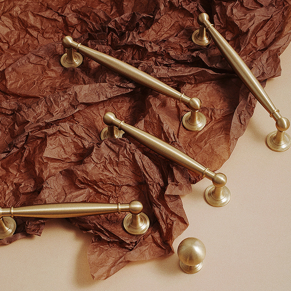 European Style Gold Wardrobe Cabinet Door Handle