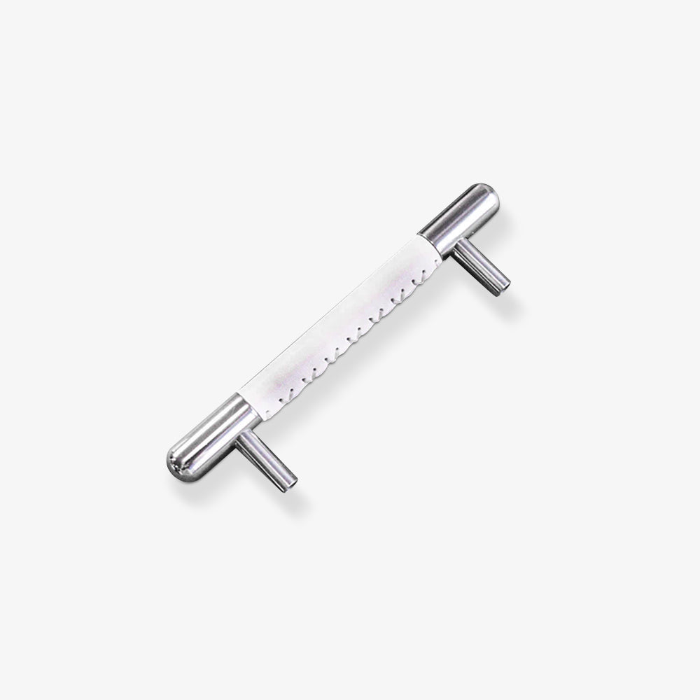 Colorful Leather Stainless Steel Cabinet Pulls for Kitchen Decor