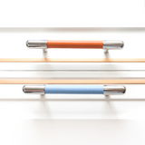 Colorful Leather Stainless Steel Cabinet Pulls for Kitchen Decor