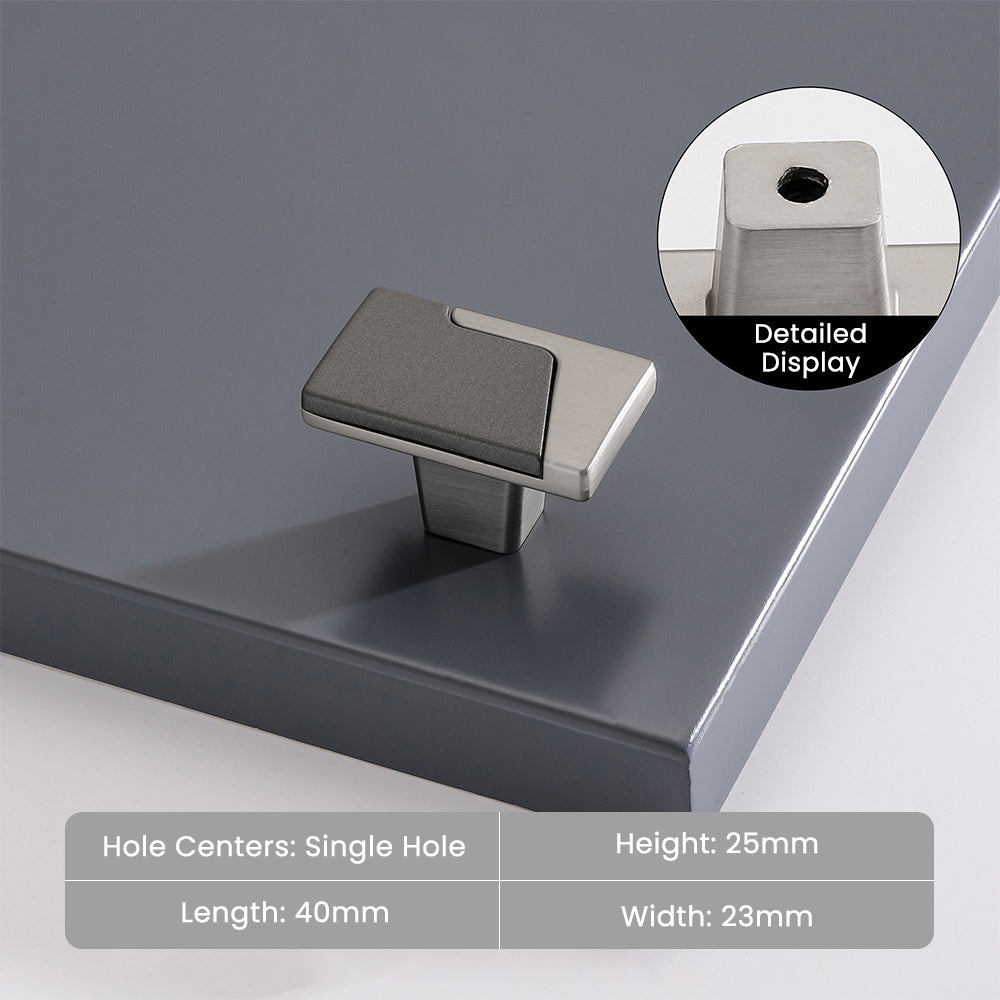 Modern Zinc Alloy Removable Cabinet Handles Drawer Pulls