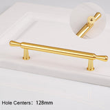 Simple European Modern Round Stick Cabinet Handle